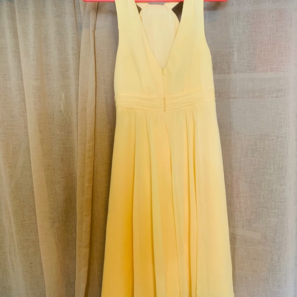 David's Bridal Yellow Dress - Picture 3 of 3